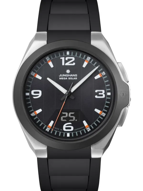 JUNGHANS Herrenuhren-Spektrum Mega Solar Grau 18/1526.00