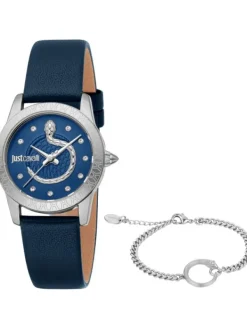 Just Cavalli Damenuhren-Eterna Set Blau JC1L359L0015