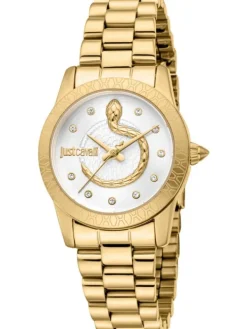 Just Cavalli Damenuhren-Eterna Set goldf. Gliederband JC1L359M0055