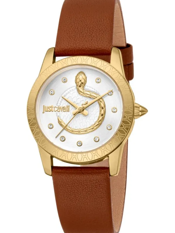 Just Cavalli Damenuhren-Eterna Set goldf. Braun JC1L359L0025