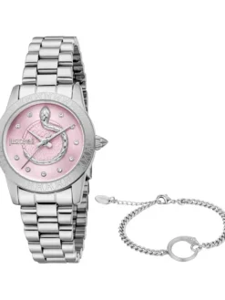 Just Cavalli Damenuhren-Eterna Set Rosa JC1L359M0045