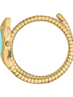 Just Cavalli Damenuhren-Fiore goldf. Türkis JC1L354M0035
