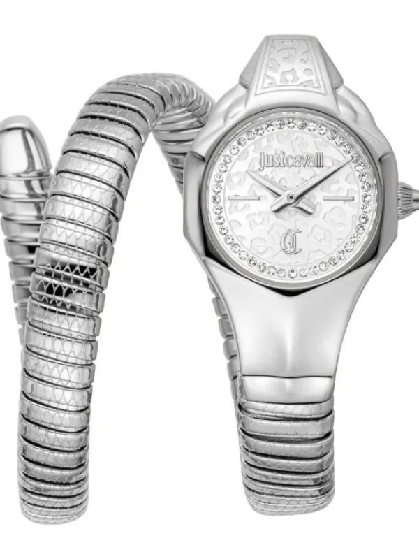 Just Cavalli Damenuhren-Fiore silberf. JC1L354M0015