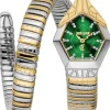 Just Cavalli Damenuhren-Gemma bicolor Grün JC1L358M0075