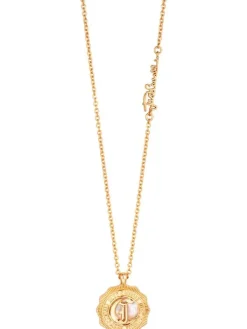 Just Cavalli Halsketten + Collier-Logo Kette Perlmutt JCNL01943200
