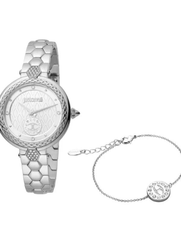 Just Cavalli Damenuhren-Set Creazione per te JC1L128M0055