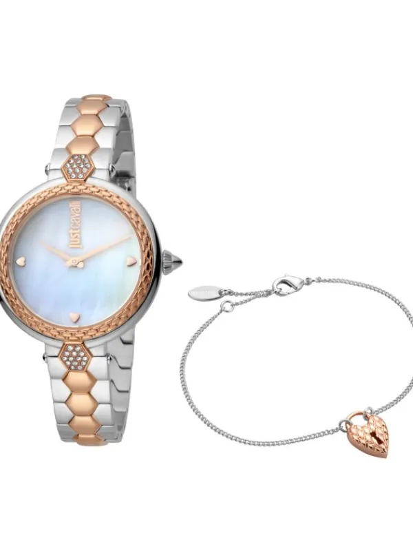 Just Cavalli Damenuhren-Set Creazione per te JC1L128M0605