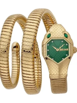 Just Cavalli Damenuhren-Signature Snake Doppelband JC1L168M0045