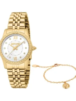 Just Cavalli Damenuhren-Sublime Set goldf. JC1L360M0055