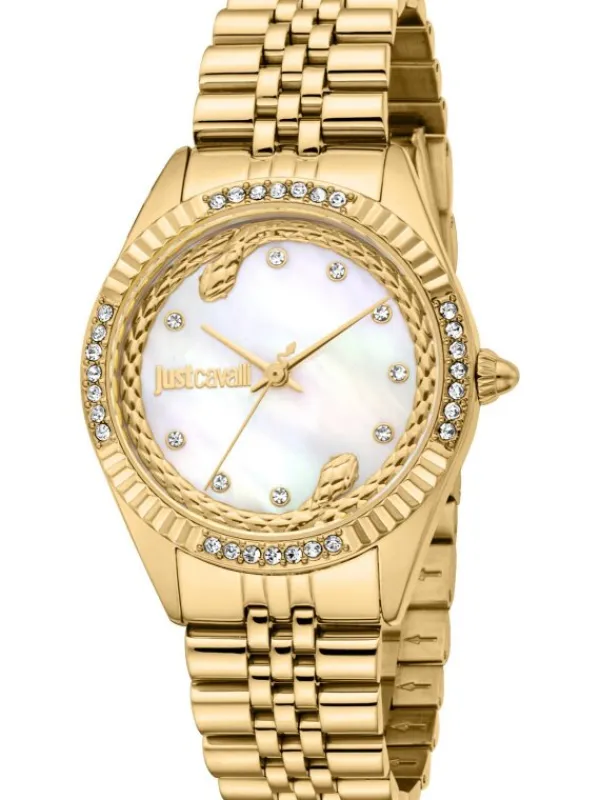 Just Cavalli Damenuhren-Vittoria Set goldf. Perlmutt JC1L361M0055
