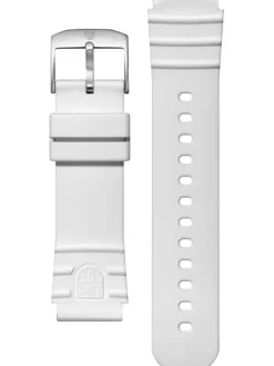 LUMINOX Uhrenarmbänder | Zubehör-0300, 19 mm, SILICONE, wh, Steel FPX.1901.10Q.K