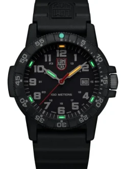 LUMINOX Herrenuhren-LEATHERB SEA TURT GIANT 0320 xs.0321.L