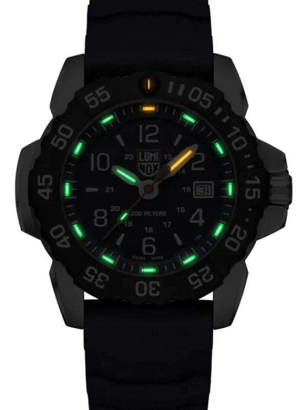 LUMINOX Herrenuhren-NAVY SEAL STEEL 3250 SERIES XS.3253.CB
