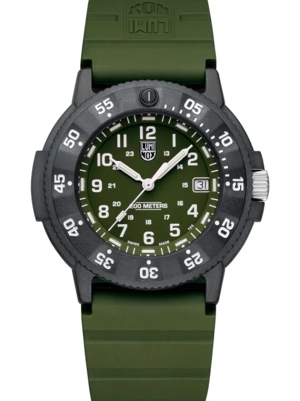 LUMINOX Herrenuhren-ORIGINAL NAVY SEAL 3000 EVO SERIES grün XS.3013.EVO.S