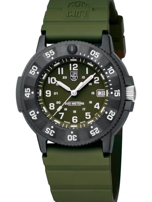 LUMINOX Herrenuhren-ORIGINAL NAVY SEAL 3000 EVO SERIES grün XS.3013.EVO.S