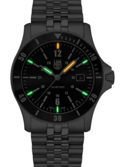 LUMINOX Herrenuhren-SPORT TIMER 0910 SERIES schwarz XS.0911
