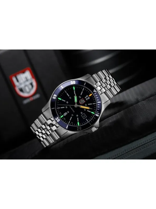 LUMINOX Herrenuhren-SPORT TIMER 0910 SERIES blau XS.0913