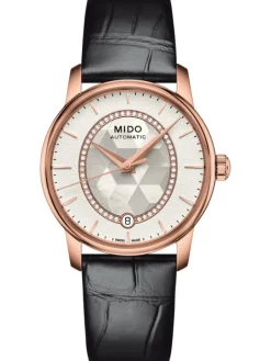 MIDO Damenuhren-Baroncelli Prisma Automatic rosé, Diamonds M007.207.36.116.00