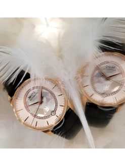 MIDO Damenuhren-Baroncelli Prisma Automatic rosé, Diamonds M007.207.36.116.00