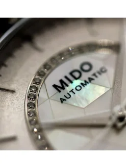 MIDO Damenuhren-Baroncelli Prisma Automatic rosé, Diamonds M007.207.36.116.00