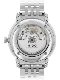 MIDO Herrenuhren-BARONC.III/GR/COSC/STEEL/SILVE M027.408.11.031.00