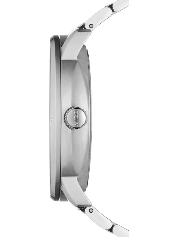MIDO Herrenuhren-COMMANDER II Automatic Big Date, grey, Metallarmband M021.626.11.061.00