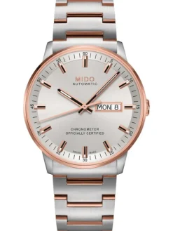 MIDO Herrenuhren-COMMANDER II Gent Automatic Chronometer, Stahlband M021.431.22.031.00