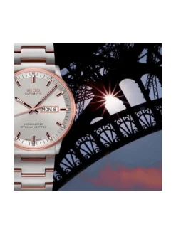 MIDO Herrenuhren-COMMANDER II Gent Automatic Chronometer, Stahlband M021.431.22.031.00