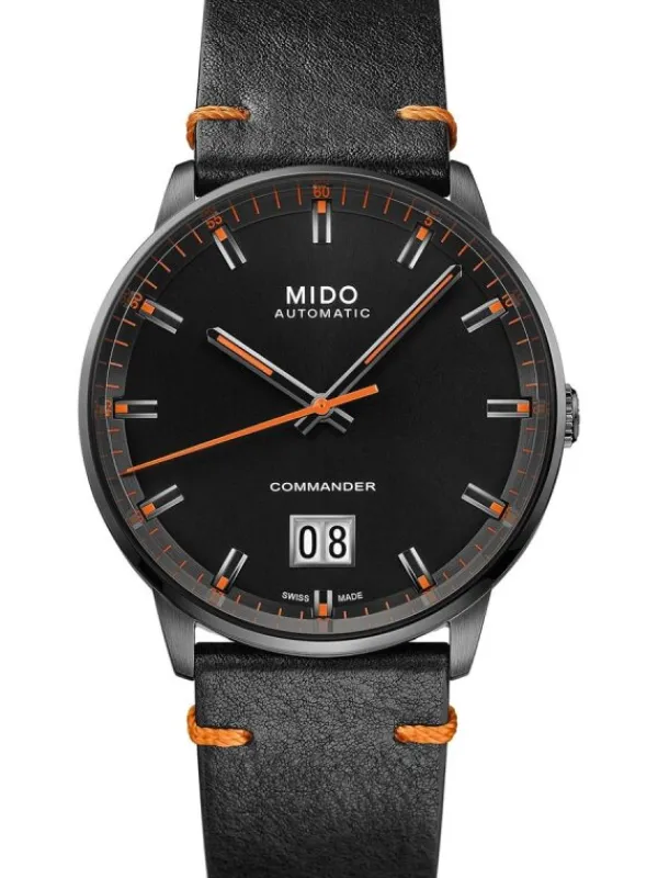 MIDO Herrenuhren-COMMANDER II/BGR/A/BLACK PVD/L M021.626.36.051.01