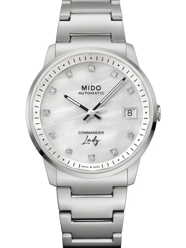 MIDO Damenuhren-COMMANDER Lady Diamont M021.207.11.106.00