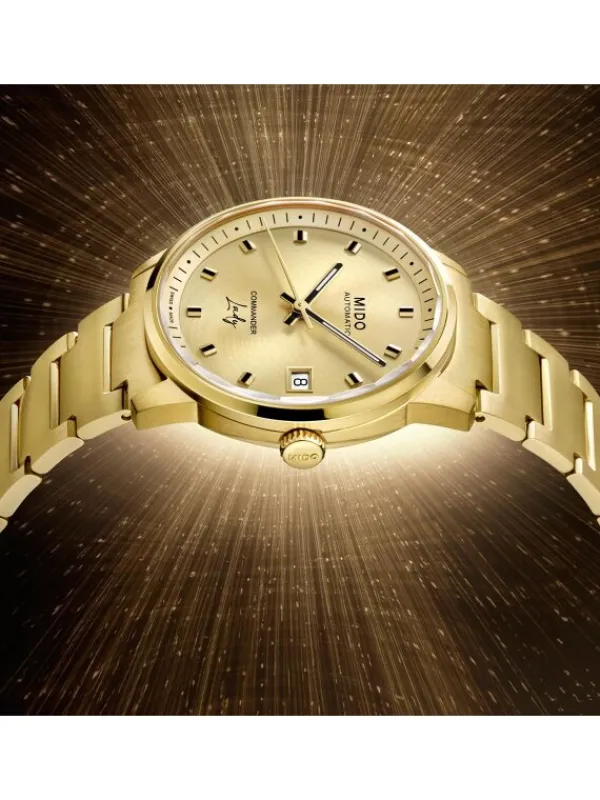 MIDO Damenuhren-COMMANDER Lady goldf. M021.207.33.021.00