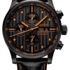 MIDO Herrenuhren-MULTIFORT Automatic CHRONO Valjoux, black/orange M005.614.36.051.22