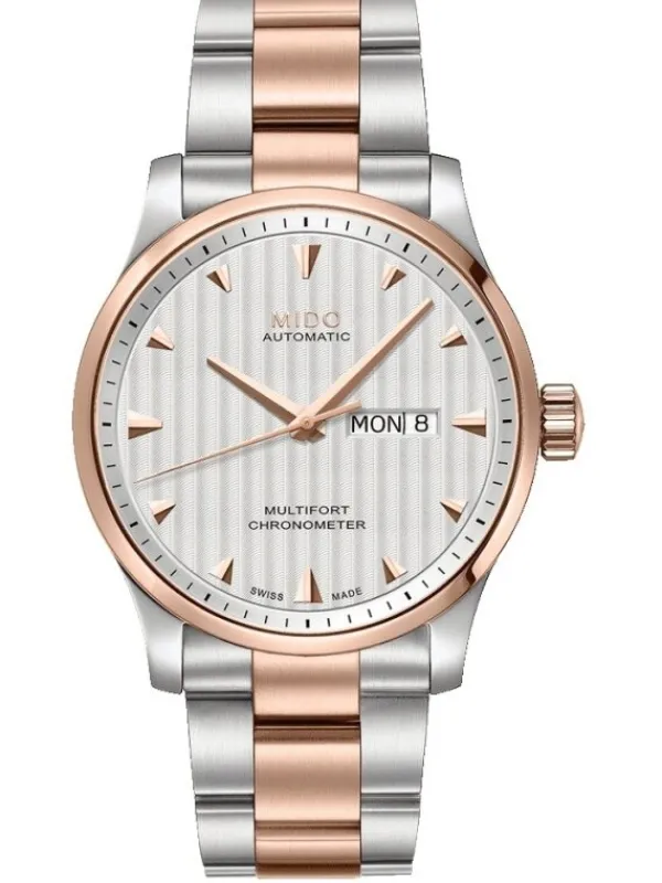 MIDO Herrenuhren-MULTIFORT Automatic Chronometer, bicolor, Metallband M005.431.22.031.00