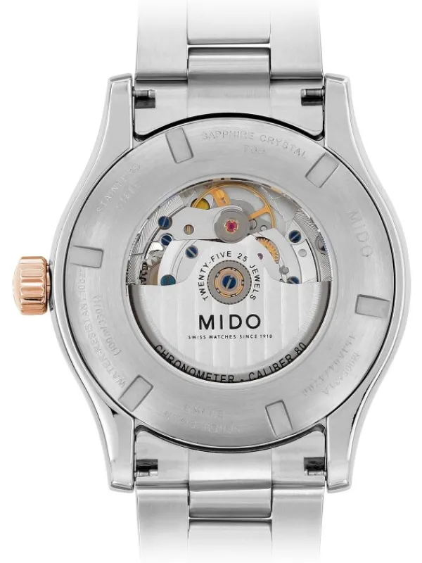 MIDO Herrenuhren-MULTIFORT Automatic Chronometer, bicolor, Metallband M005.431.22.031.00