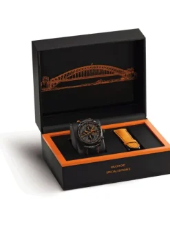 MIDO Herrenuhren-MULTIFORT Automatic CHRONO Valjoux, black/orange M005.614.36.051.22