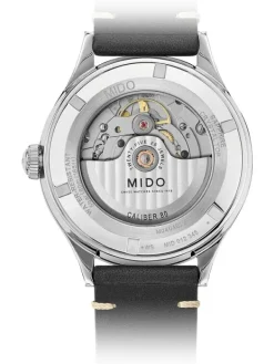 MIDO Herrenuhren-MULTIFORT, GR/A/STEEL/LEA.BROWN M040.407.16.060.00
