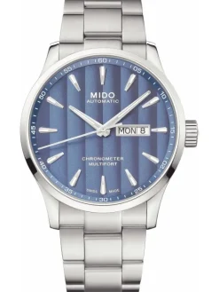 MIDO Herrenuhren-MULTIFORT III/GR/COSC/STEEL/BL M038.431.11.041.00