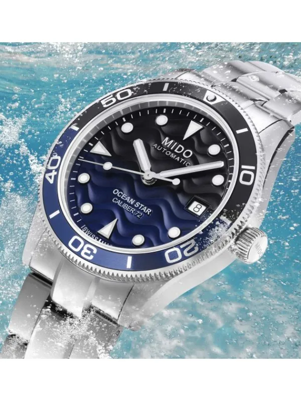 MIDO Herrenuhren | Damenuhren-Ocean Star 39 Blau M026.907.11.041.00