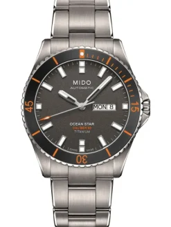 MIDO Herrenuhren-OCEAN STAR CAPTAIN Automatic Caliber 80 Titan M026.430.44.061.00