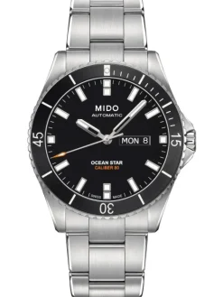 MIDO Herrenuhren-OCEAN STAR CAPTAIN Automatic Caliber 80, black M026.430.11.051.00