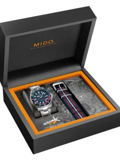 MIDO Herrenuhren-Ocean Star Captain GMT Set M026.629.11.041.00