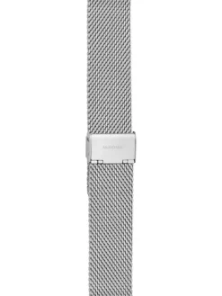 MONDAINE Uhrenarmbänder | Zubehör-22 mm, Milanaise mittleres Gewebe, poliert FMM.8922.STEM.1.K