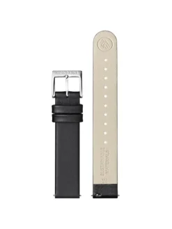 MONDAINE Uhrenarmbänder-Armband schwarz / beige mit runder Bandspitze FGM.xxxx.20Q