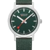 MONDAINE Herrenuhren | Damenuhren-Classic 36 mm, gebürstet, grün A660.30314.60SBF