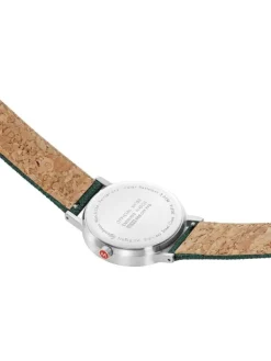 MONDAINE Herrenuhren | Damenuhren-Classic 36 mm, gebürstet, grün A660.30314.60SBF