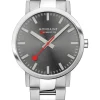 MONDAINE Herrenuhren-Classic 40 mm grau A660.30360.81SBJ