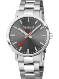 MONDAINE Herrenuhren-Classic 40 mm grau A660.30360.81SBJ