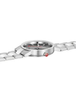 MONDAINE Damenuhren-Classic 30 mm grau Stahlband A658.30323.80SBJ