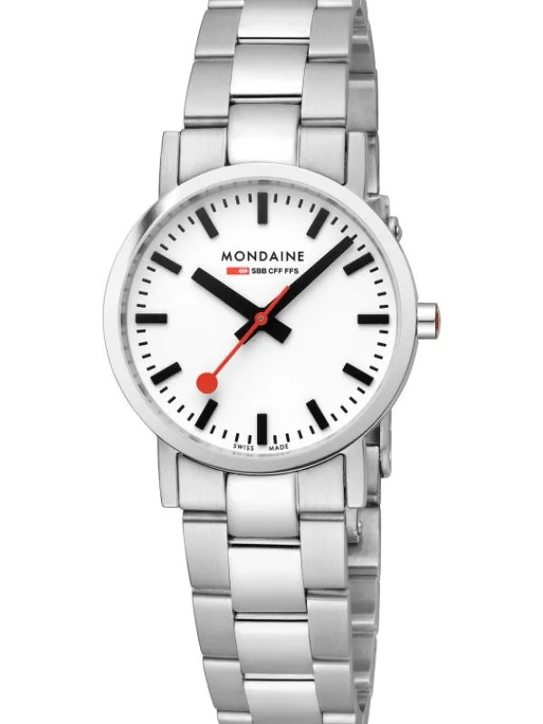 MONDAINE Damenuhren-Classic 30 mm Stahlband A658.30323.11SBJ
