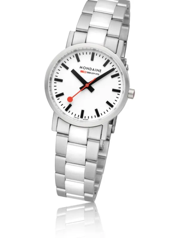 MONDAINE Damenuhren-Classic 30 mm Stahlband A658.30323.11SBJ